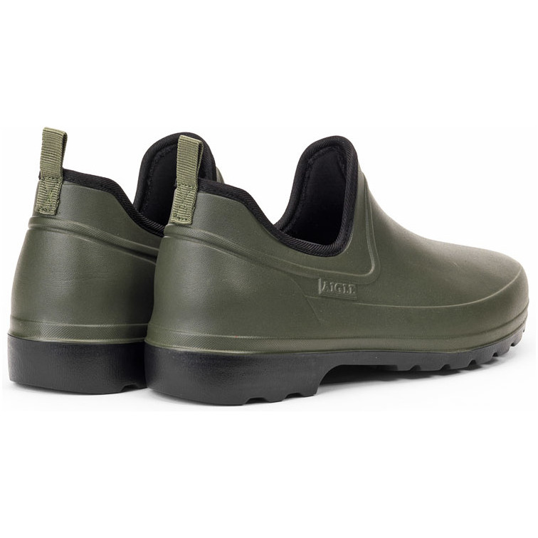 Aigle Mens Taden Plus Clogs - Khaki / Black